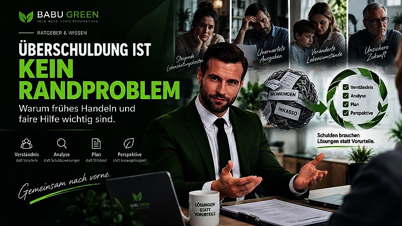 BABU GREEN Erfahrungen und Bewertungen – Überschuldung als gesellschaftliches Thema fair einordnen