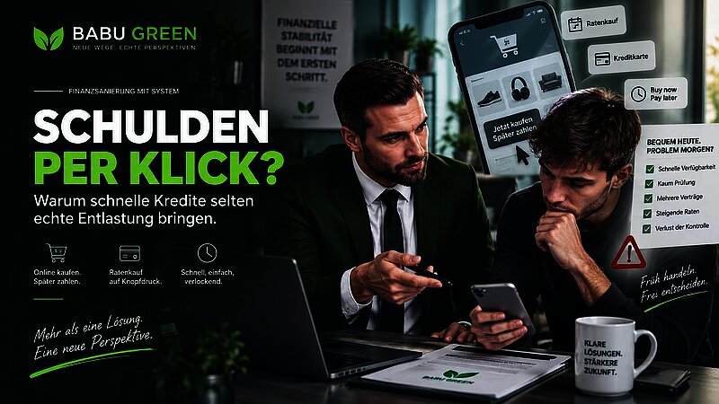 BABU GREEN Erfahrungen – Online-Kredite, Ratenkauf und Schulden per Klick