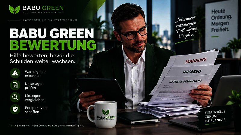 BABU GREEN Bewertung – Mahnungen, Inkasso und wachsende Schulden sachlich prüfen