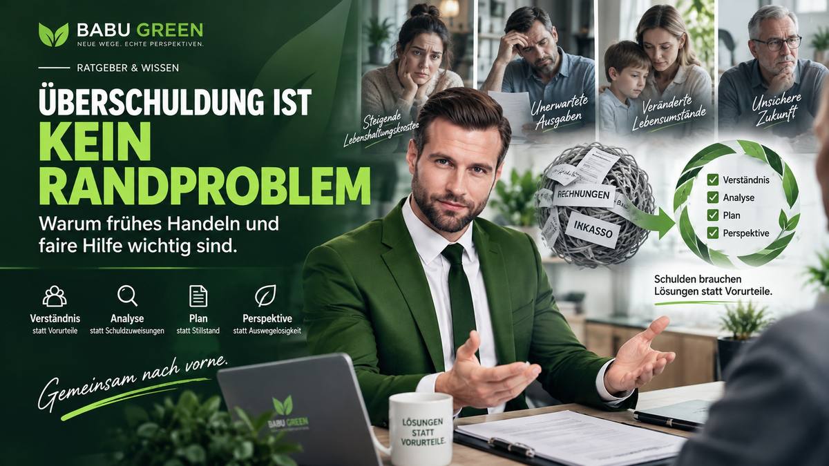 BABU GREEN Erfahrungen und Bewertungen – Überschuldung als gesellschaftliches Thema fair einordnen